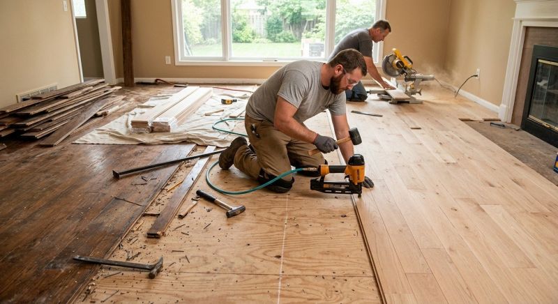 Oak Floor Installation in San Antonio, TX